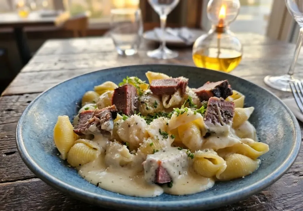 Smoked Beef Brisket Mac & Cheese