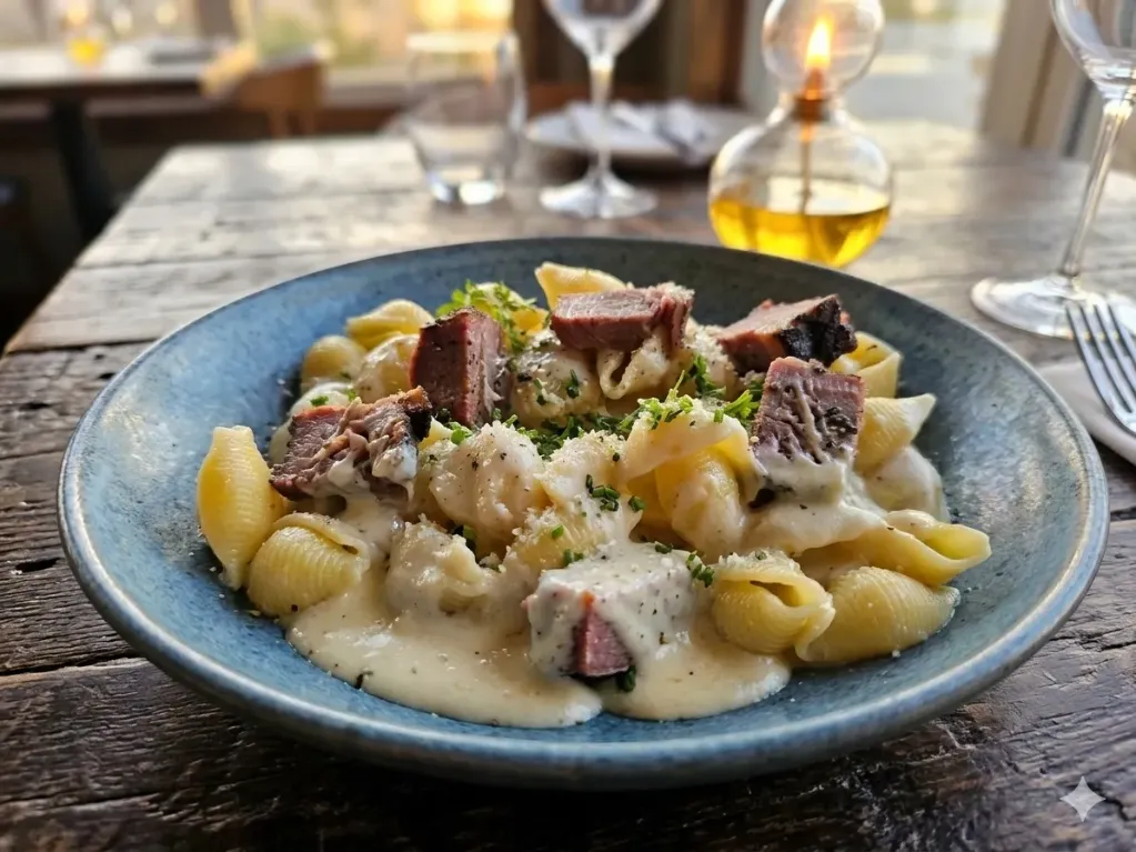 Smoked Beef Brisket Mac & Cheese